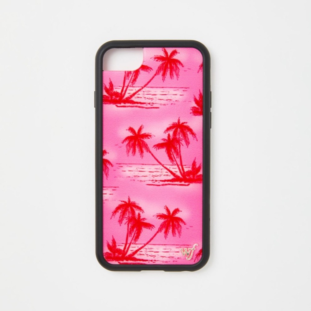 Wildflower Pink Palms Phone Case